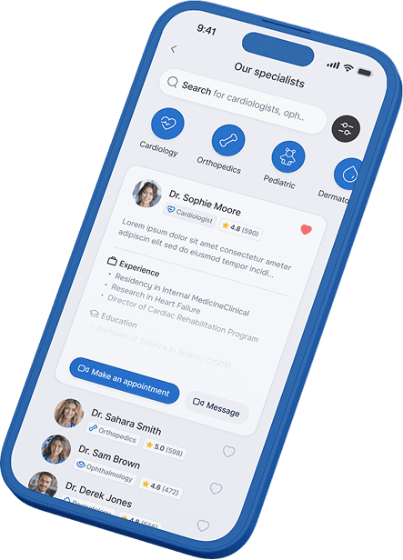Telemedicine App Phone 1