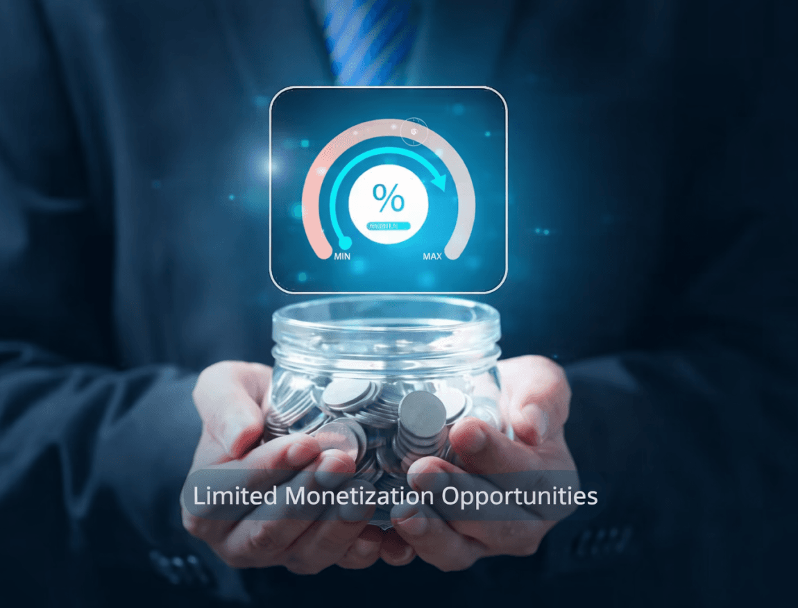 Limited Monetization Opportunities