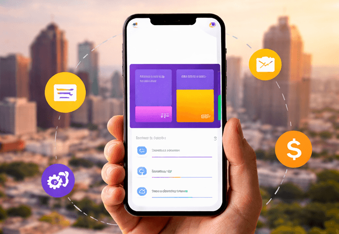 Phone Mockup with Hand