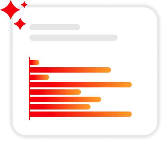 Horizontal Tower Graph Card