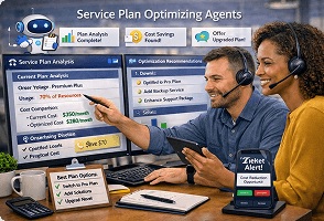 Service Plan Optimizing Agent