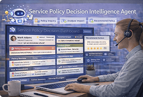 Service Policy Decision Intelligence Agent