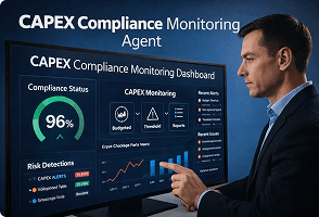 AI agent supporting enterprise finance operations