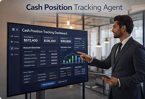AI agent supporting enterprise finance operations