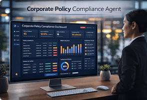 AI agent supporting enterprise finance operations