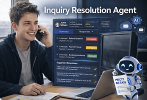 AI agent supporting enterprise finance operations