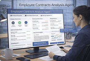 AI agent supporting enterprise human resource operations