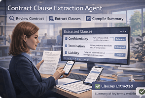 AI agent supporting enterprise legal operations