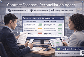 AI agent supporting enterprise legal operations