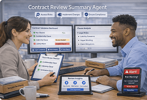 AI agent supporting enterprise legal operations