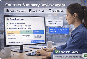 AI agent supporting enterprise legal operations