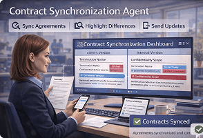 AI agent supporting enterprise legal operations