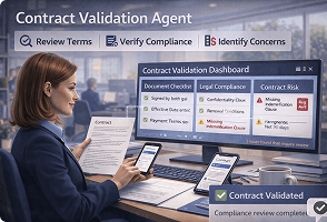 AI agent supporting enterprise legal operations