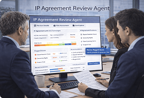 AI agent supporting enterprise legal operations