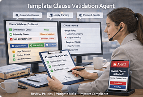 AI agent supporting enterprise legal operations