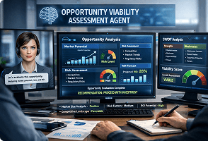 AI agent supporting enterprise sales operations