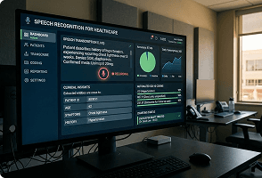 Speech recognition AI for healthcare