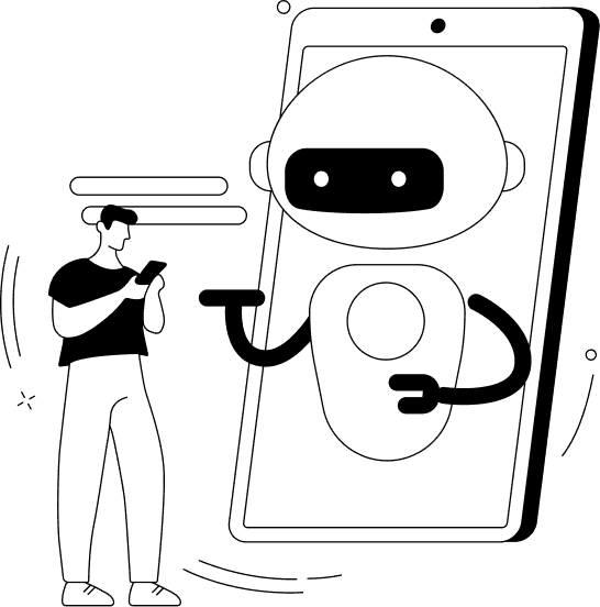 AI Voice Bot Illustration
