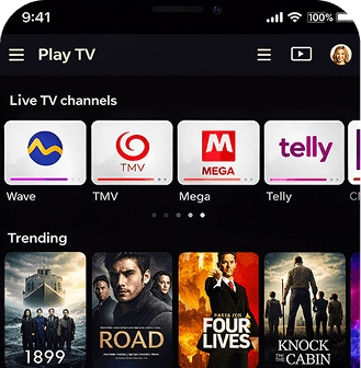 Hybrid
 OTT mockup