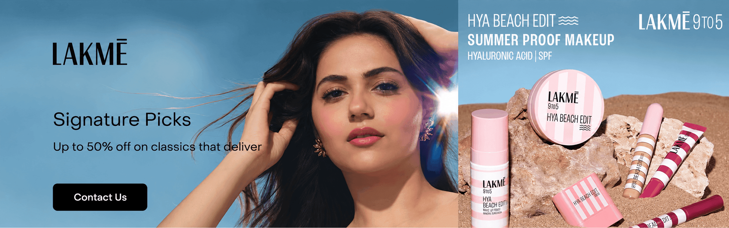 Lakme solution banner showcase