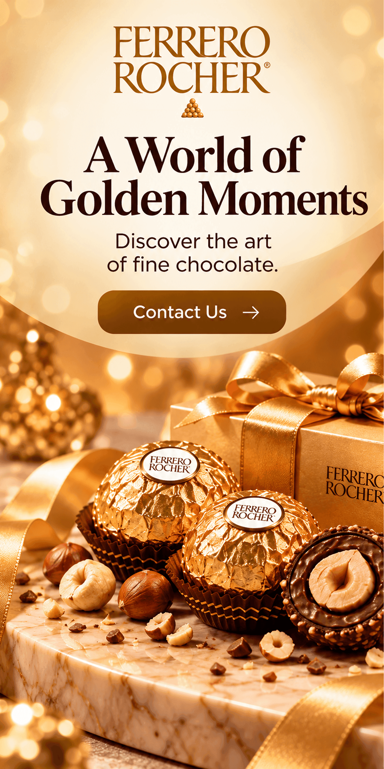 Ferrero-rocher predictive campaign solution banner showcase