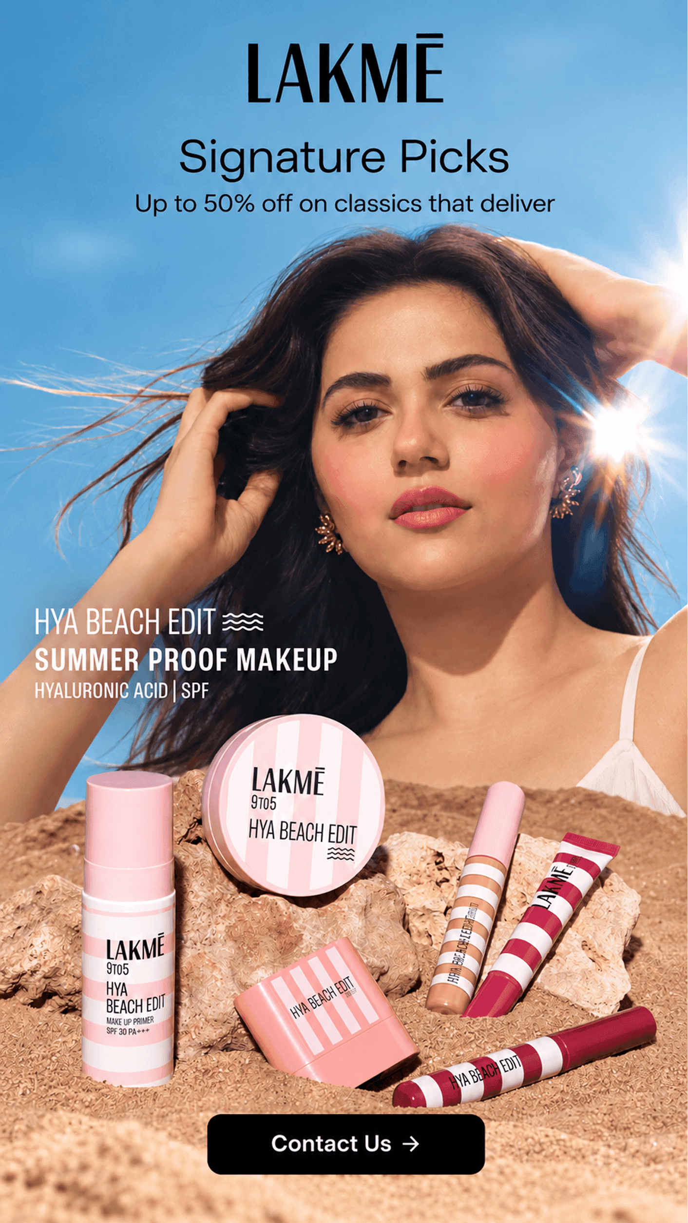 Lakme solution banner showcase