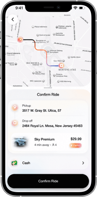Confirm Ride
