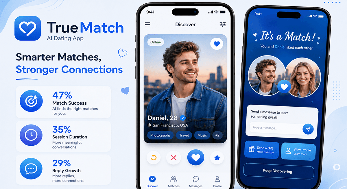 AI Dating App illustration
