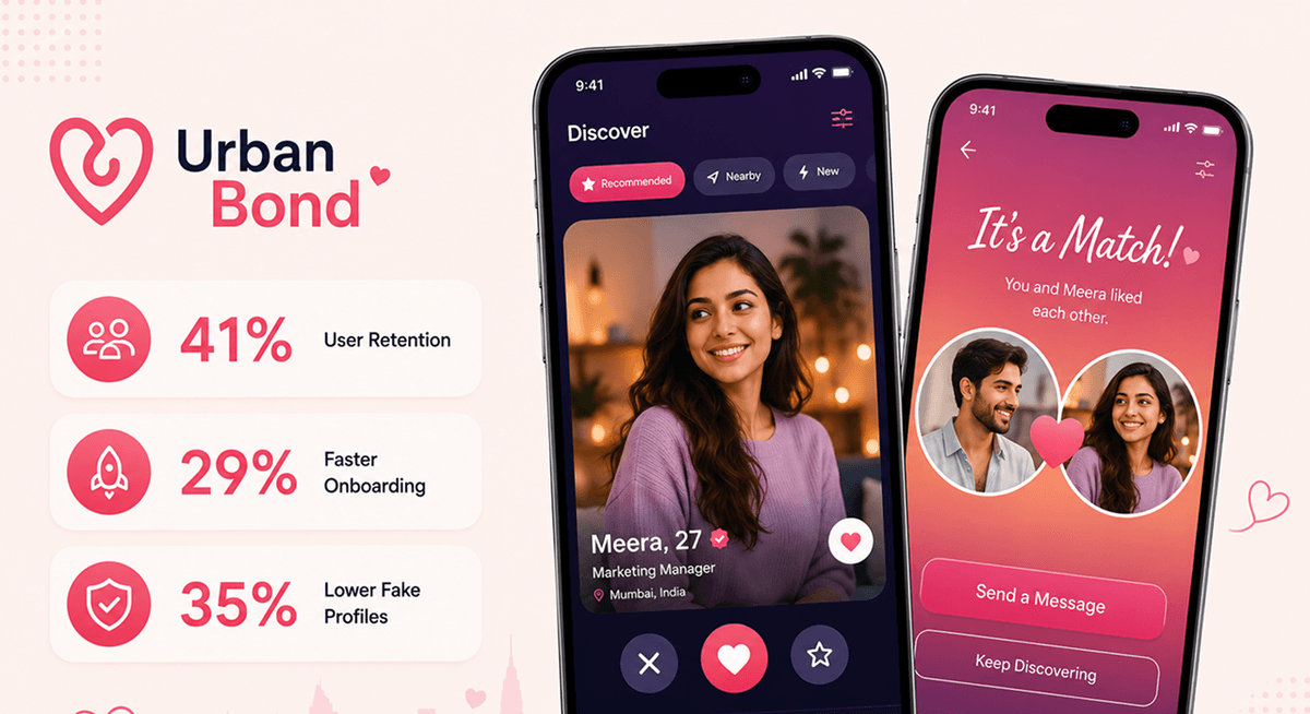Matchmaking Dating App illustration