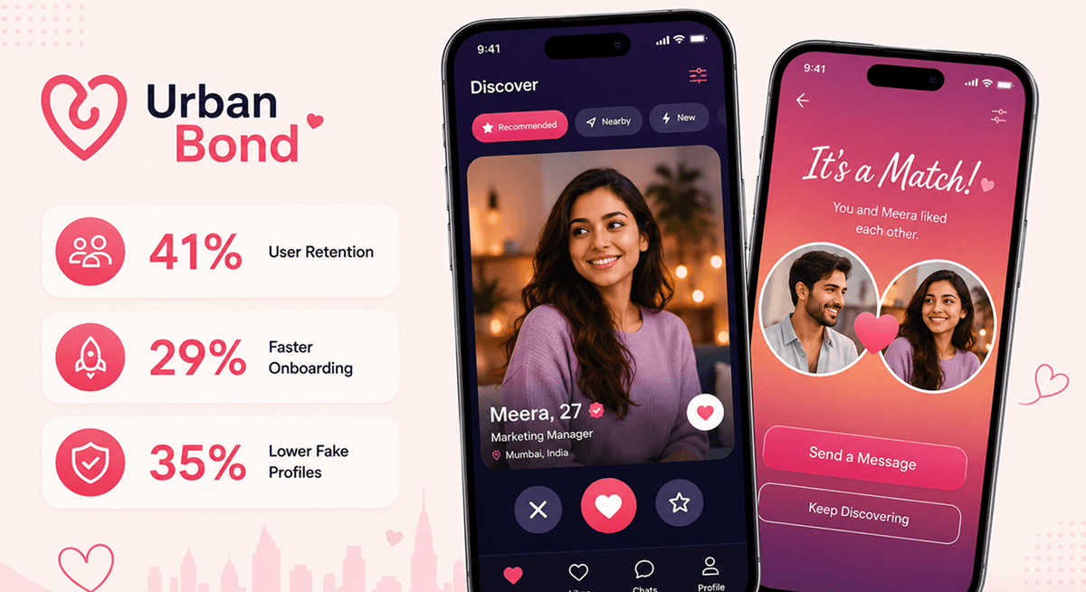 Matchmaking Dating App illustration
