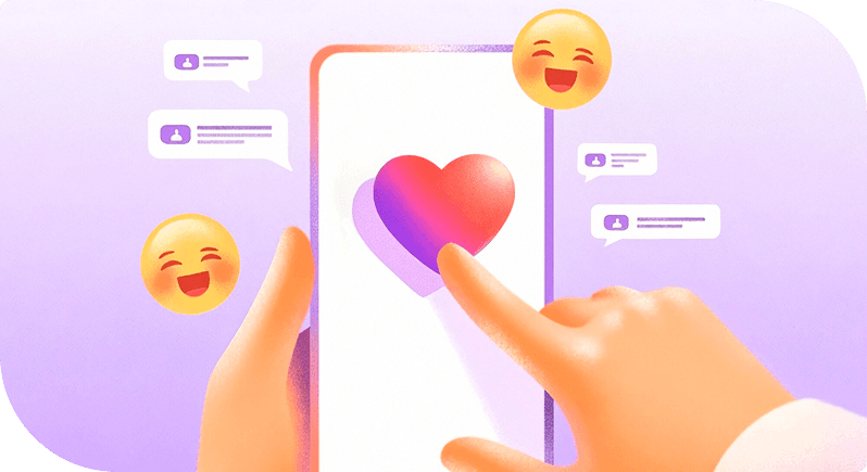 Matchmaking Dating App illustration