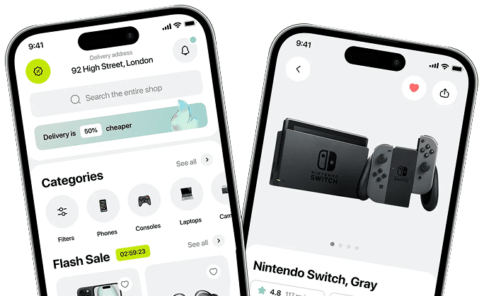 App mockup