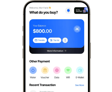 Wallet App Integration mockup