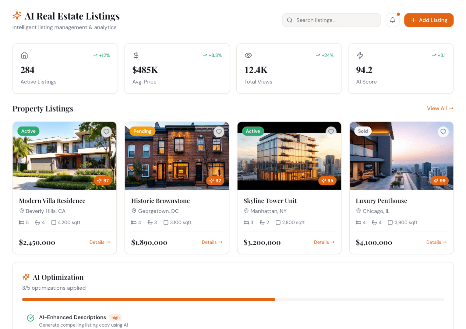 AI For Real Estate Listings