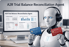 AI agent supporting enterprise finance operations