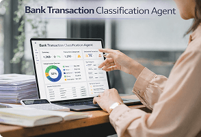 AI agent supporting enterprise finance operations