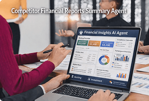AI agent supporting enterprise finance operations