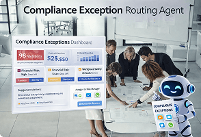 AI agent supporting enterprise finance operations