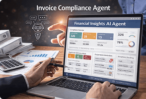 AI agent supporting enterprise finance operations