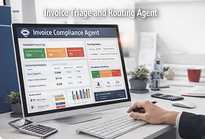 AI agent supporting enterprise finance operations