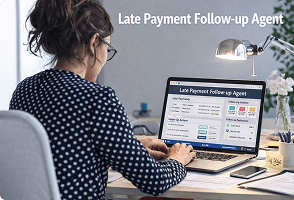 AI agent supporting enterprise finance operations
