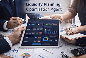 AI agent supporting enterprise finance operations