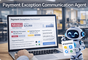 AI agent supporting enterprise finance operations