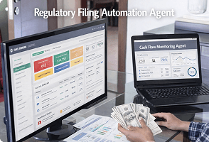 AI agent supporting enterprise finance operations