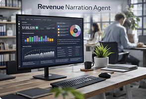 AI agent supporting enterprise finance operations
