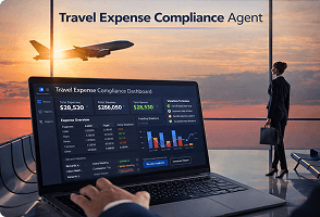 AI agent supporting enterprise finance operations