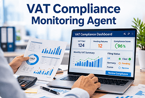 AI agent supporting enterprise finance operations