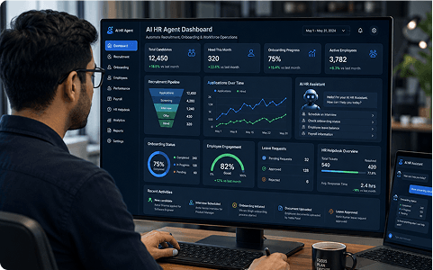AI agent supporting enterprise human resource operations
