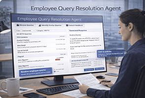 AI agent supporting enterprise human resource operations