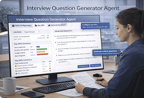 AI agent supporting enterprise human resource operations
